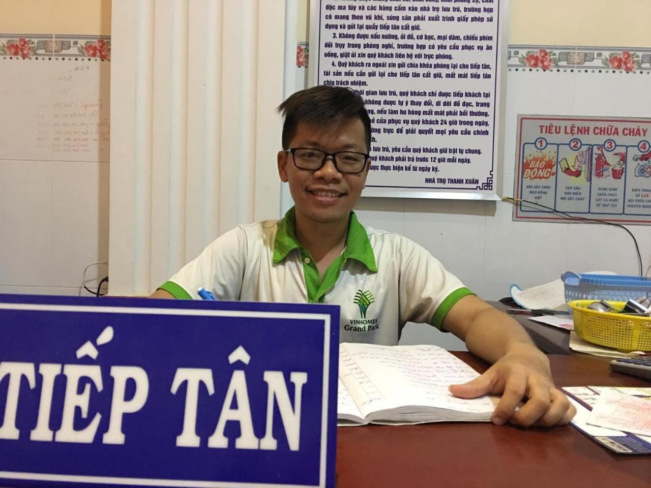 Nha Nghi Thanh Xuan- Co Cho Thue Xe May Va Xuat Hoa Don Ap Dong An Exterior foto